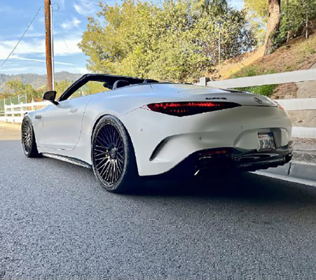  Gianelle Aria Gloss Black R22 on Mercedes SL